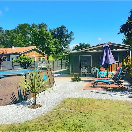 Maison Piscine Privee 4a5 Pers9 & 11 Kms Des Plages Oceanes Et Du * Linxe