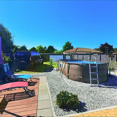Maison Piscine Privee 4a5 Pers9 & 11 Kms Des Plages Oceanes Et Du